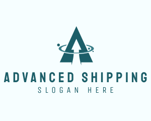 Delivery Logistics Letter A  logo