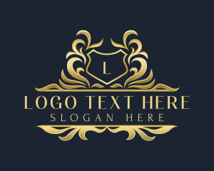 Luxurious Shield Crest logo