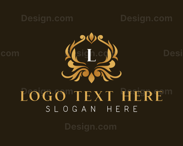 Elegant Crest Ornament Logo