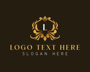 Elegant Crest Ornament logo