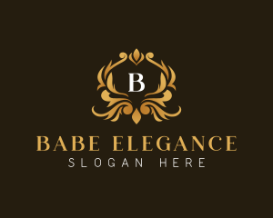 Elegant Crest Ornament logo design