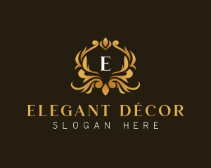 Elegant Crest Ornament logo design