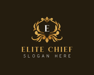 Elegant Crest Ornament logo design