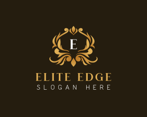 Elegant Crest Ornament logo design