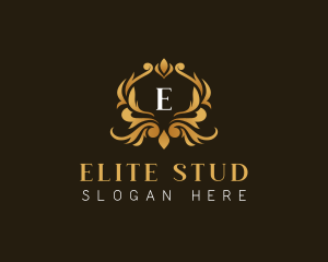 Elegant Crest Ornament logo design