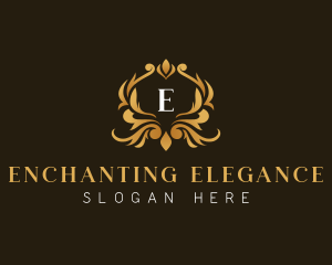 Elegant Crest Ornament logo design