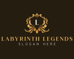 Elegant Crest Ornament logo design