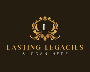 Elegant Crest Ornament logo design