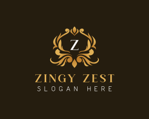 Elegant Crest Ornament logo design