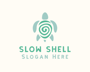 Green Sea Turtle logo design