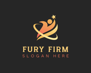 People Management Firm logo design