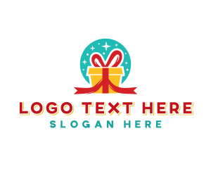 Gift Present Ribbon logo