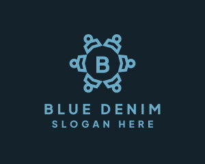 Blue Community Firm logo design