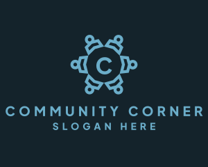 Blue Community Firm logo design