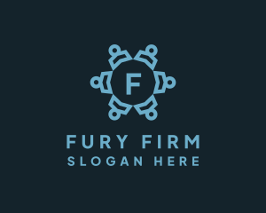 Blue Community Firm logo design