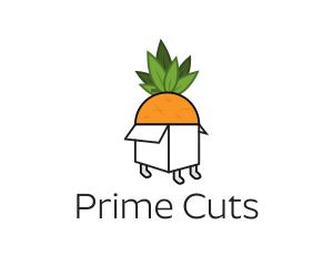 Pineapple Fruit Box logo design