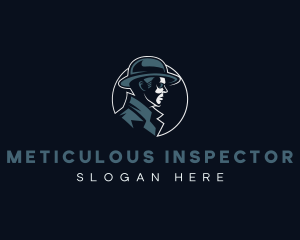 Detective Man Inspector logo design