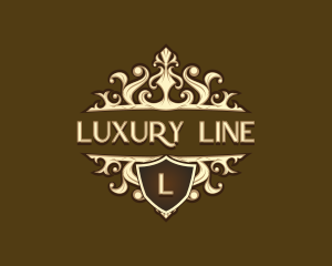 Luxury Shield Crown logo design