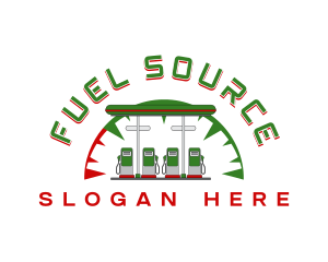 Automotive Gas Station logo design