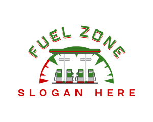 Automotive Gas Station logo design