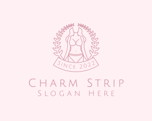 Sexy Woman Underwear logo design