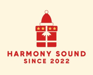 Santa Hat Gift logo