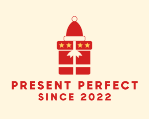 Santa Hat Gift logo