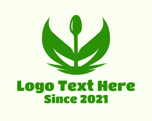 Green Spoon Leaf logo