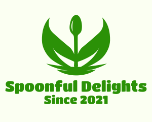 Green Spoon Leaf logo