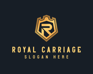 Royal Crest Letter R logo design