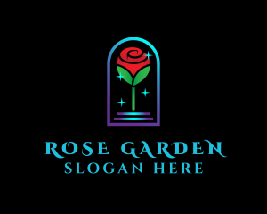 Beauty Rose Flower logo design