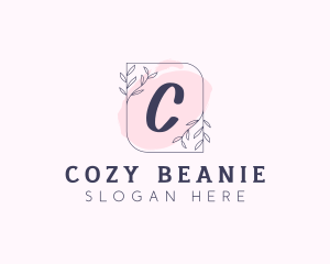 Organic Beauty Cosmetics Letter logo design