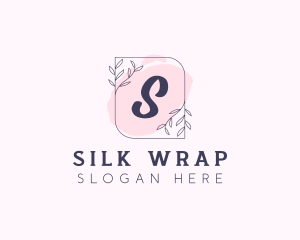 Organic Beauty Cosmetics Letter logo design