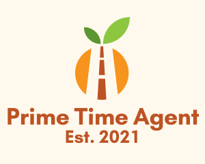 Orange Agriculture Road logo design