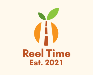 Orange Agriculture Road logo design