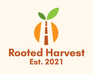 Orange Agriculture Road logo design