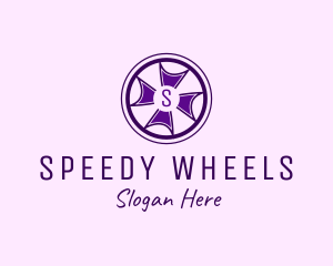 Cross Wheel Interior Design logo design