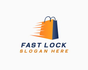 Fast Shopping Bag Retail logo design