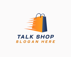 Fast Shopping Bag Retail logo design