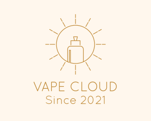 Elegant Vape Sun logo design