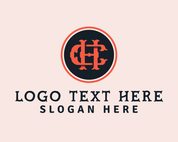 Letter Hc logo example 2