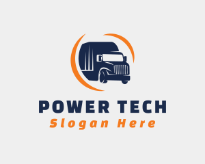 Delivery Transportation Truck  logo