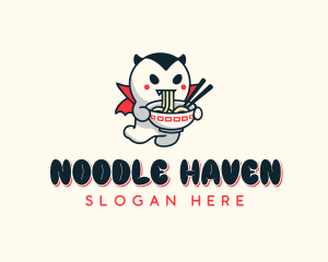 Vampire Ramen Noodles  logo design