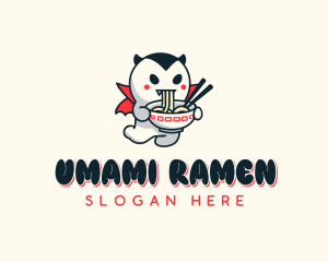 Vampire Ramen Noodles  logo design