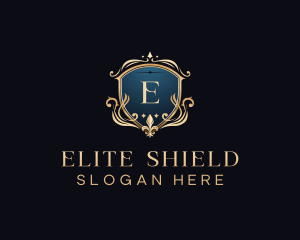 Luxury Crest Shield logo design