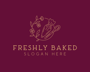 Baker Floral Patisserie logo design