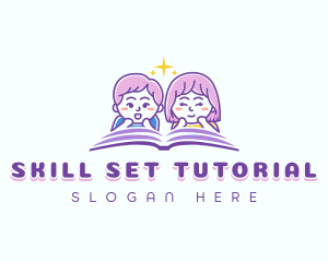 Kids Learning Book logo design