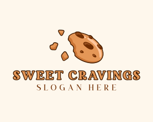 Chocolate Chip Cookie Dessert logo design