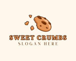 Chocolate Chip Cookie Dessert logo design