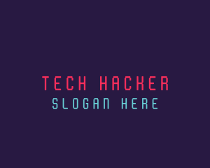 Cyber Pixel Tech Wordmark logo design